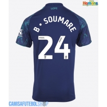 Camisa de time de futebol Leicester City Boubakary Soumare #24 Replicas 2º Equipamento 2025-26 Manga Curta